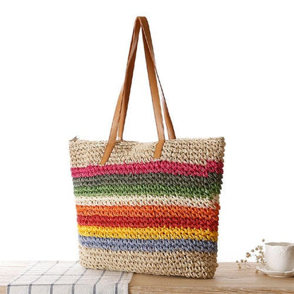 Rainbow Stripes Shoulder Bag