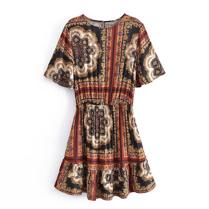 Liora Boho Mini Dress