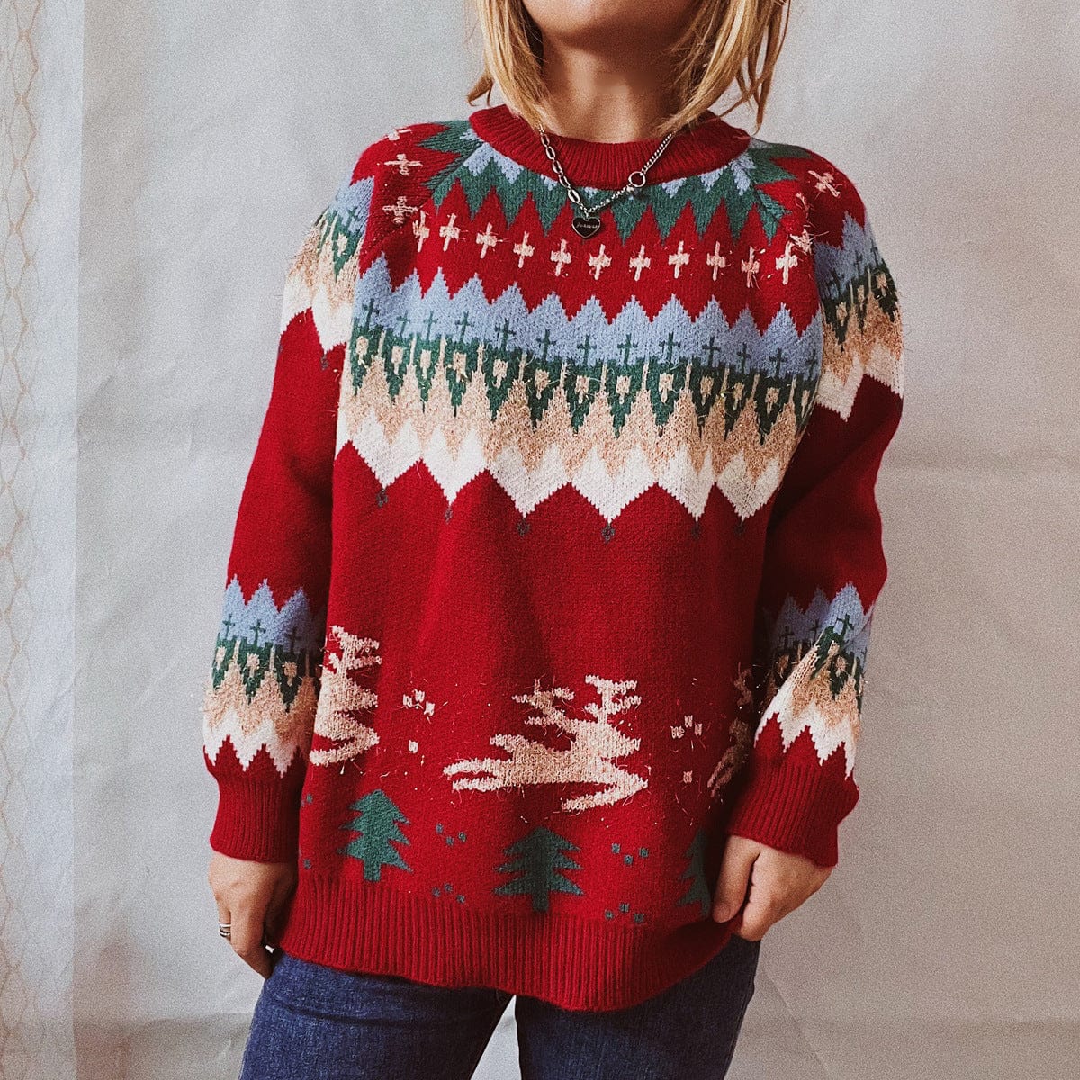 Holly Christmas Sweater