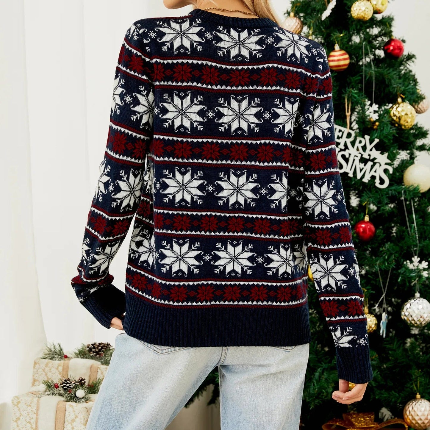 Snowflakes Christmas Sweater