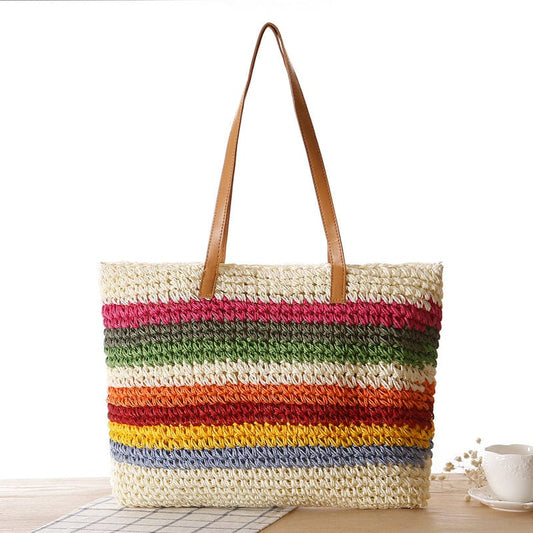 Rainbow Stripes Shoulder Bag