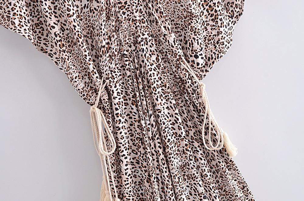 All-Over Animal Print Maxi Dress