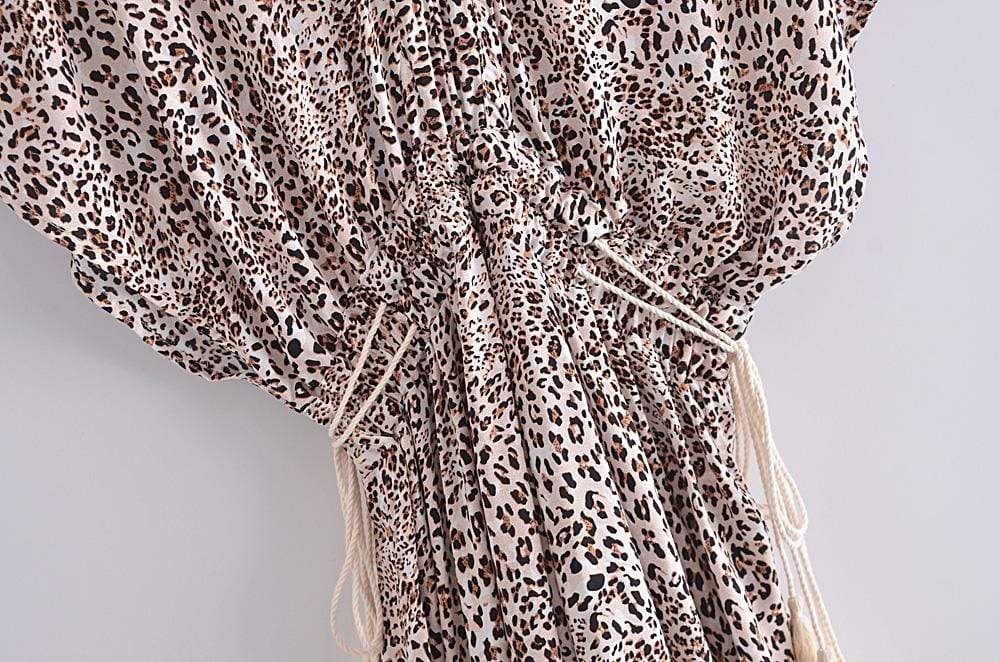 All-Over Animal Print Maxi Dress