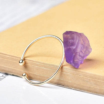 Natural Healing Stone Ring