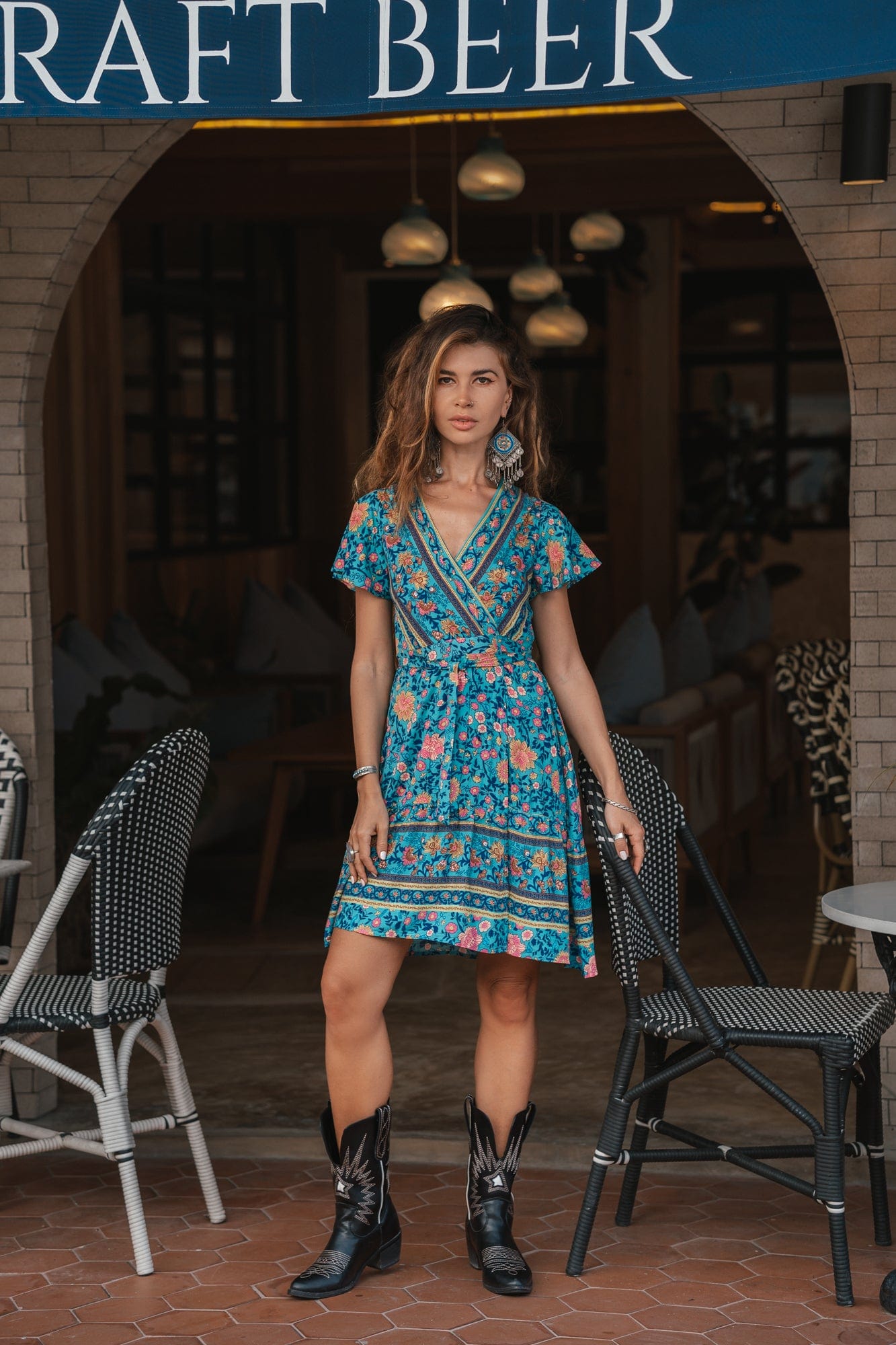 Anemone Floral Mini Dress