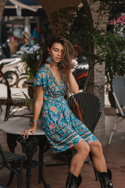 Anemone Floral Mini Dress