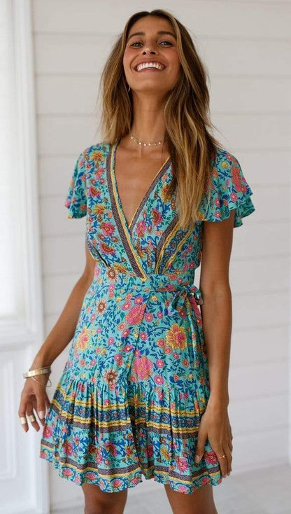 Anemone Floral Mini Dress