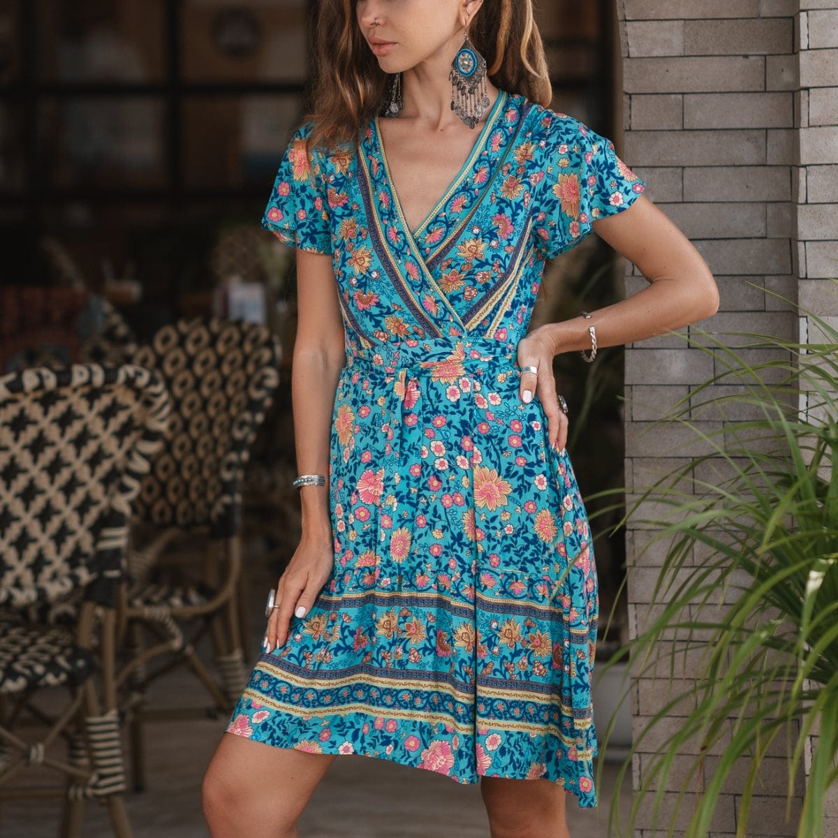 Anemone Floral Mini Dress