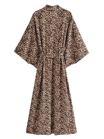 Animal Print Kimono