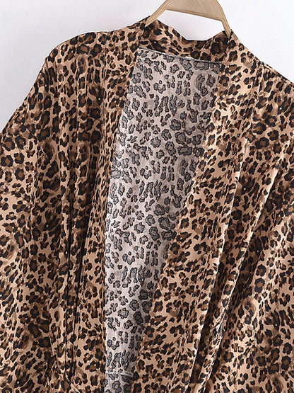 Animal Print Kimono