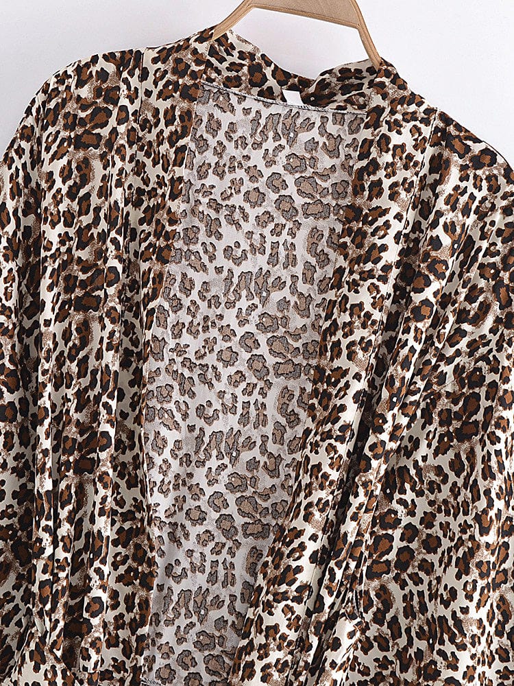 Animal Print Kimono