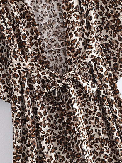 Animal Print Kimono