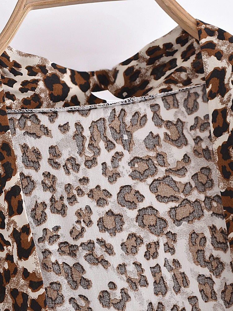 Animal Print Kimono