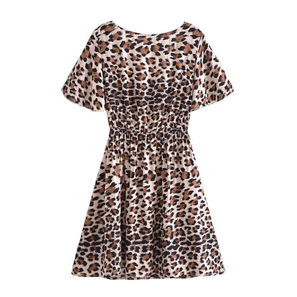 Animal Print Mini Dress