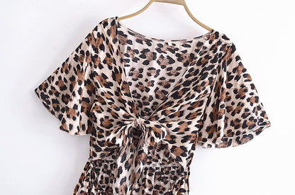 Animal Print Mini Dress