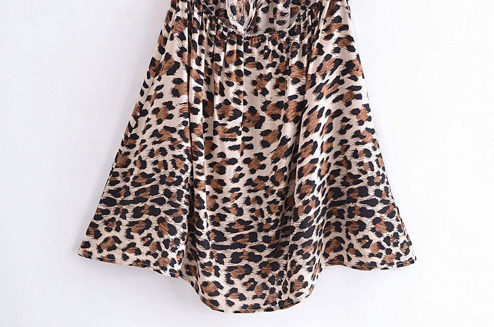 Animal Print Mini Dress