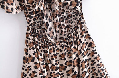 Animal Print Mini Dress