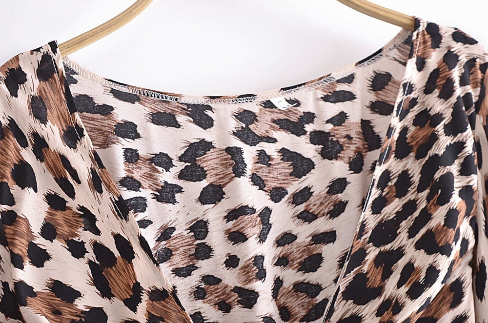 Animal Print Mini Dress