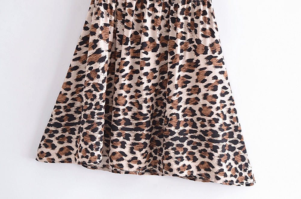 Animal Print Mini Dress