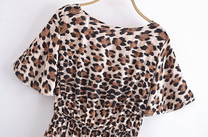 Animal Print Mini Dress