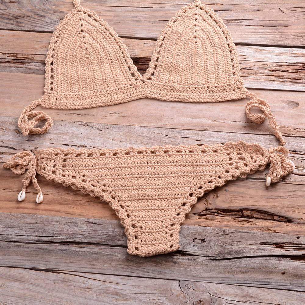 Annabella Handmade Knitted Bikini Set