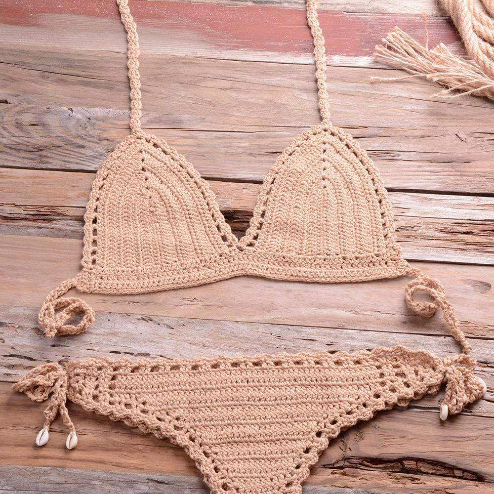 Annabella Handmade Knitted Bikini Set