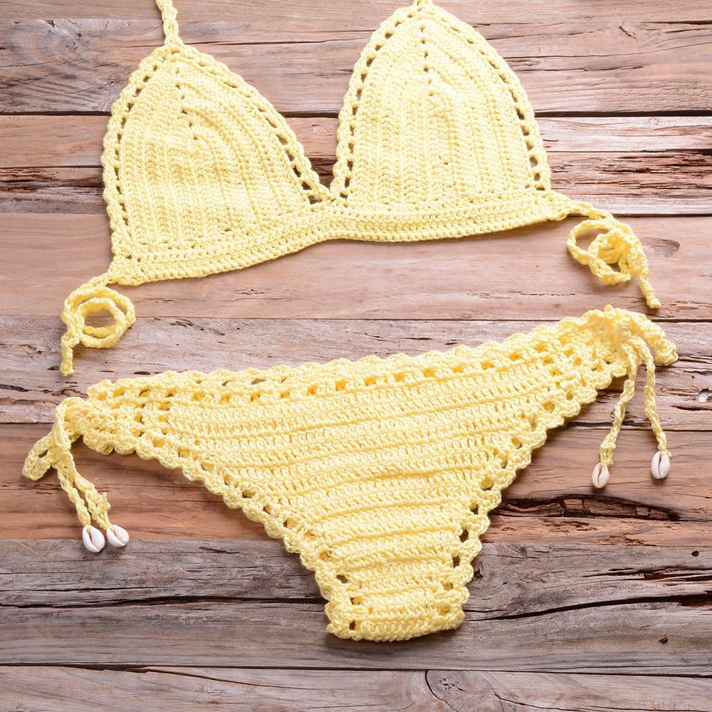 Annabella Handmade Knitted Bikini Set