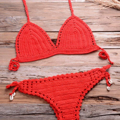 Annabella Handmade Knitted Bikini Set