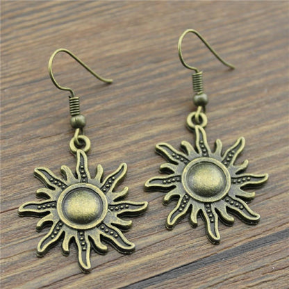 Sun Dangle Earrings - 2 Colors