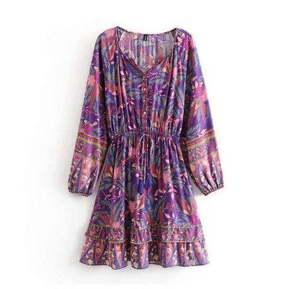 ARIBA Mini Dress - Purple