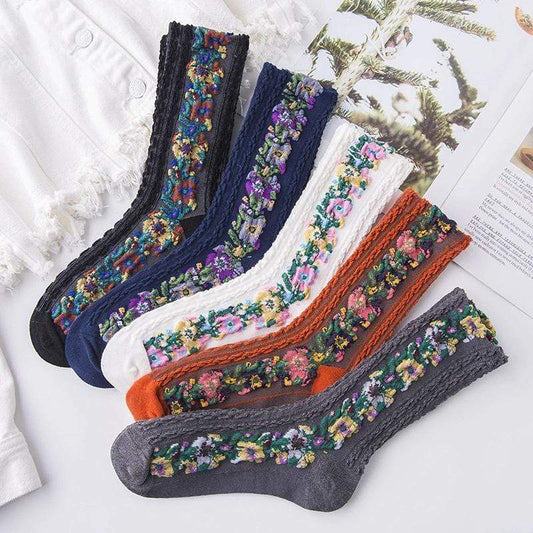 Aviella Floral Warm Socks