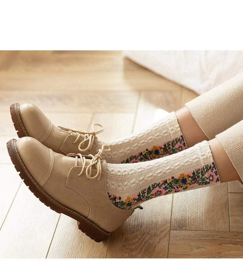 Aviella Floral Warm Socks