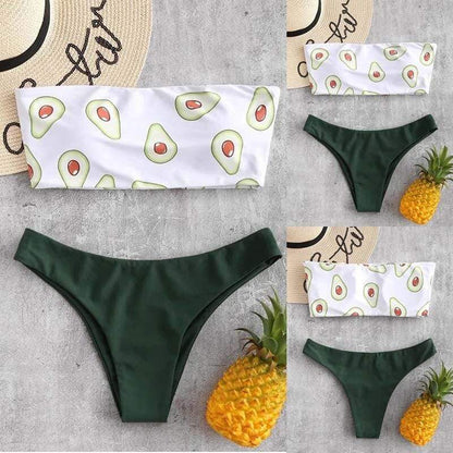 Avocado Garden Bikini Set