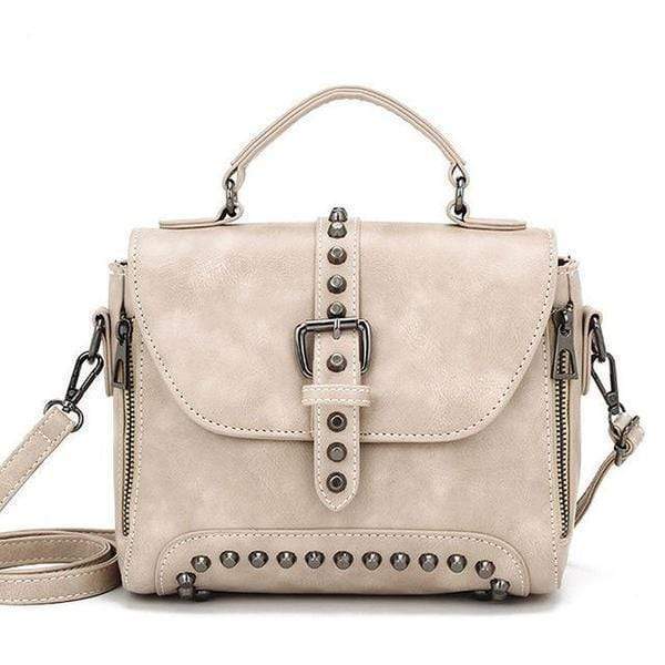 Crossbody Vintage Leather Rivet Shoulder Bag (6 Styles)