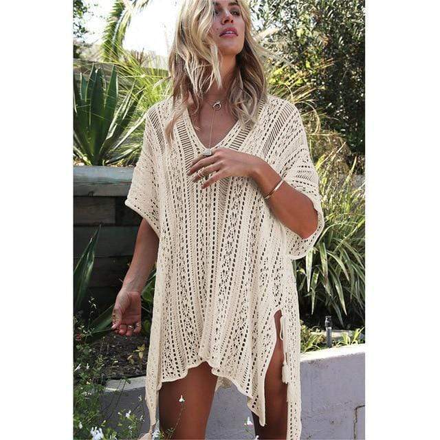 Crochet Beach Cover Up Dress