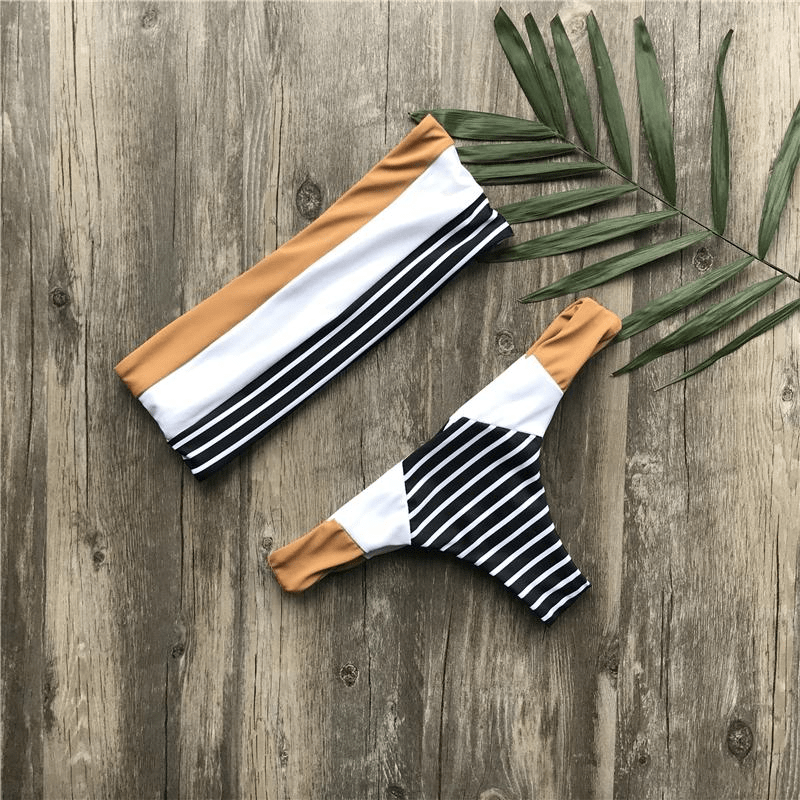 Lana Stripes Bikini Set