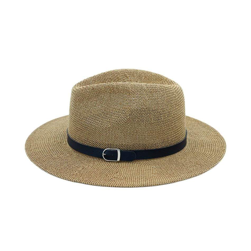 Black Belted Panama Hat