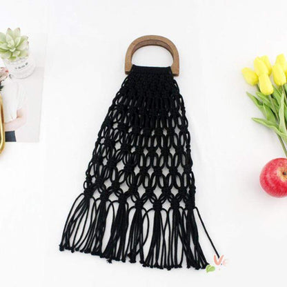 Fia Handmade Woven Rope Bag