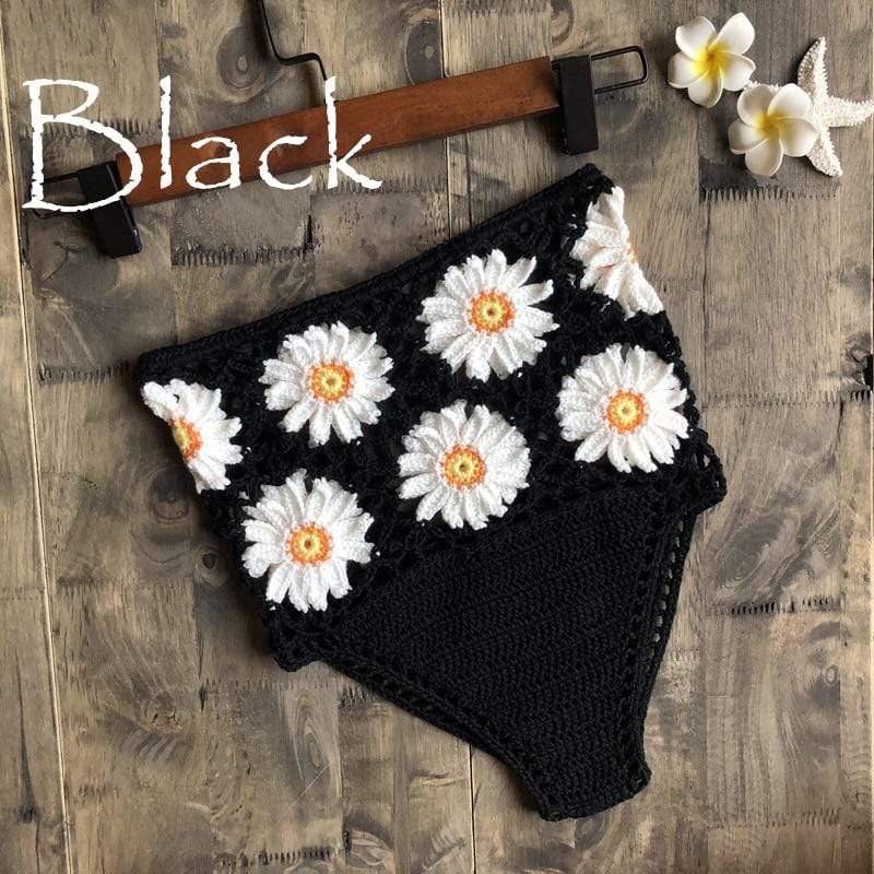 White Daisies Bikini Bottom