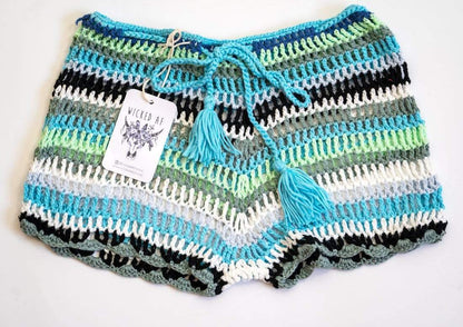 SPICE Colorful Crochet Shorts