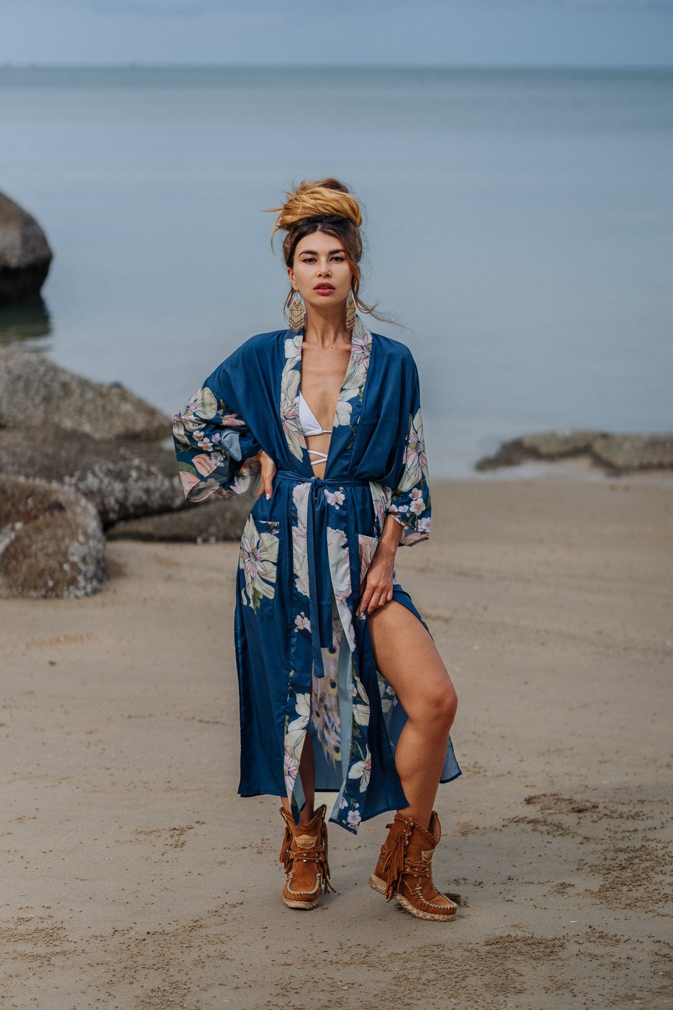 Blue Lagoon Kimono