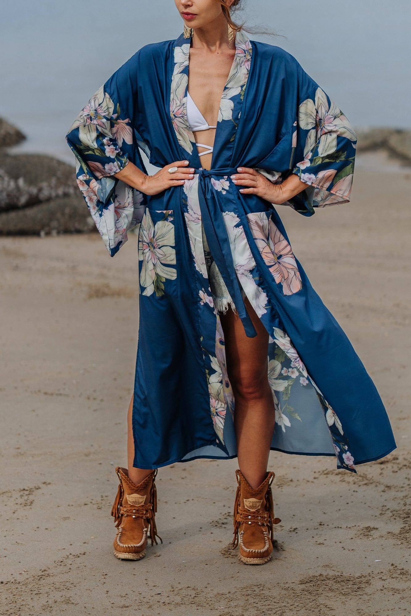 Blue Lagoon Kimono