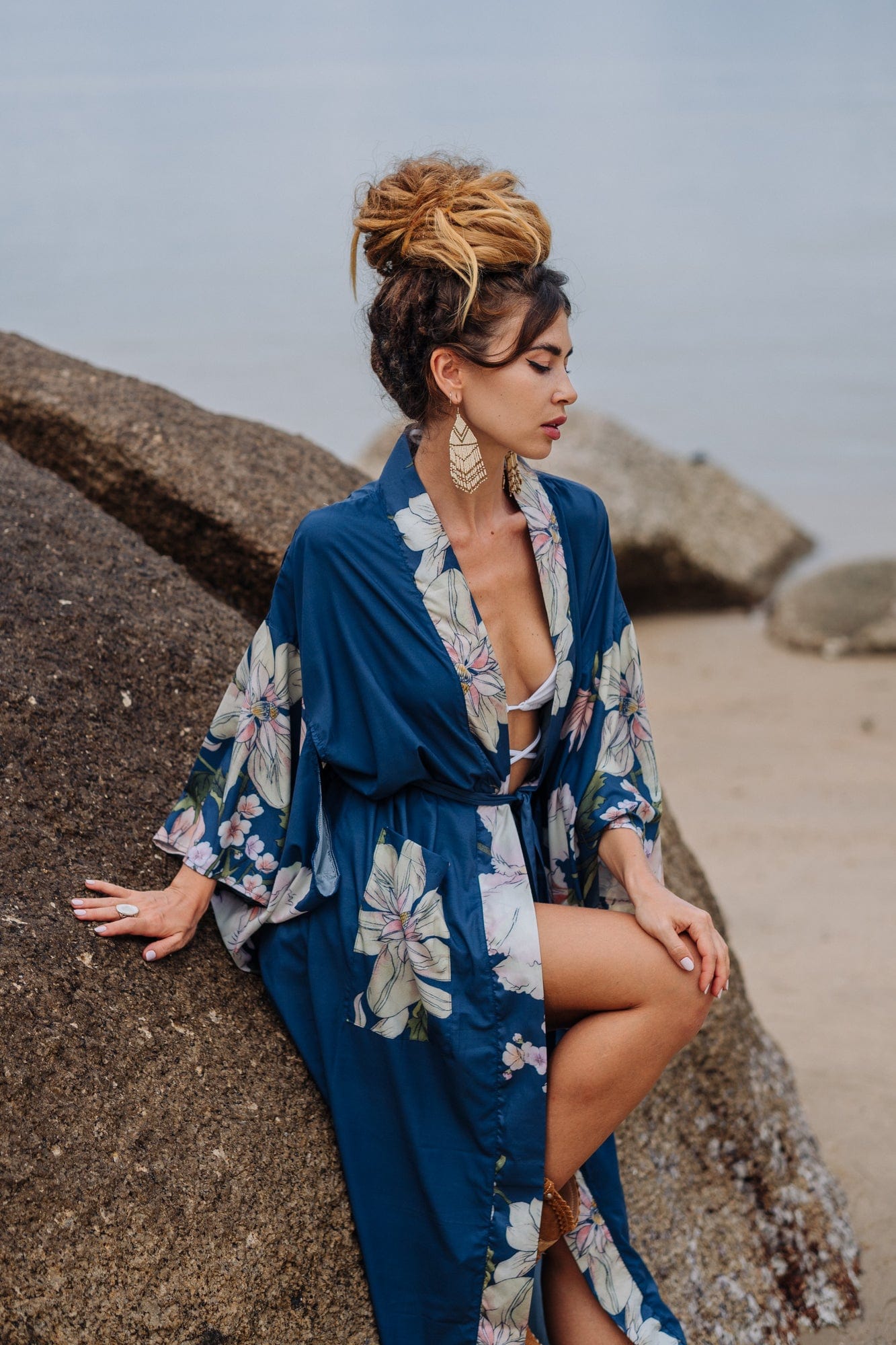 Blue Lagoon Kimono