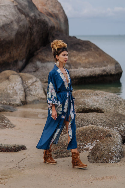 Blue Lagoon Kimono