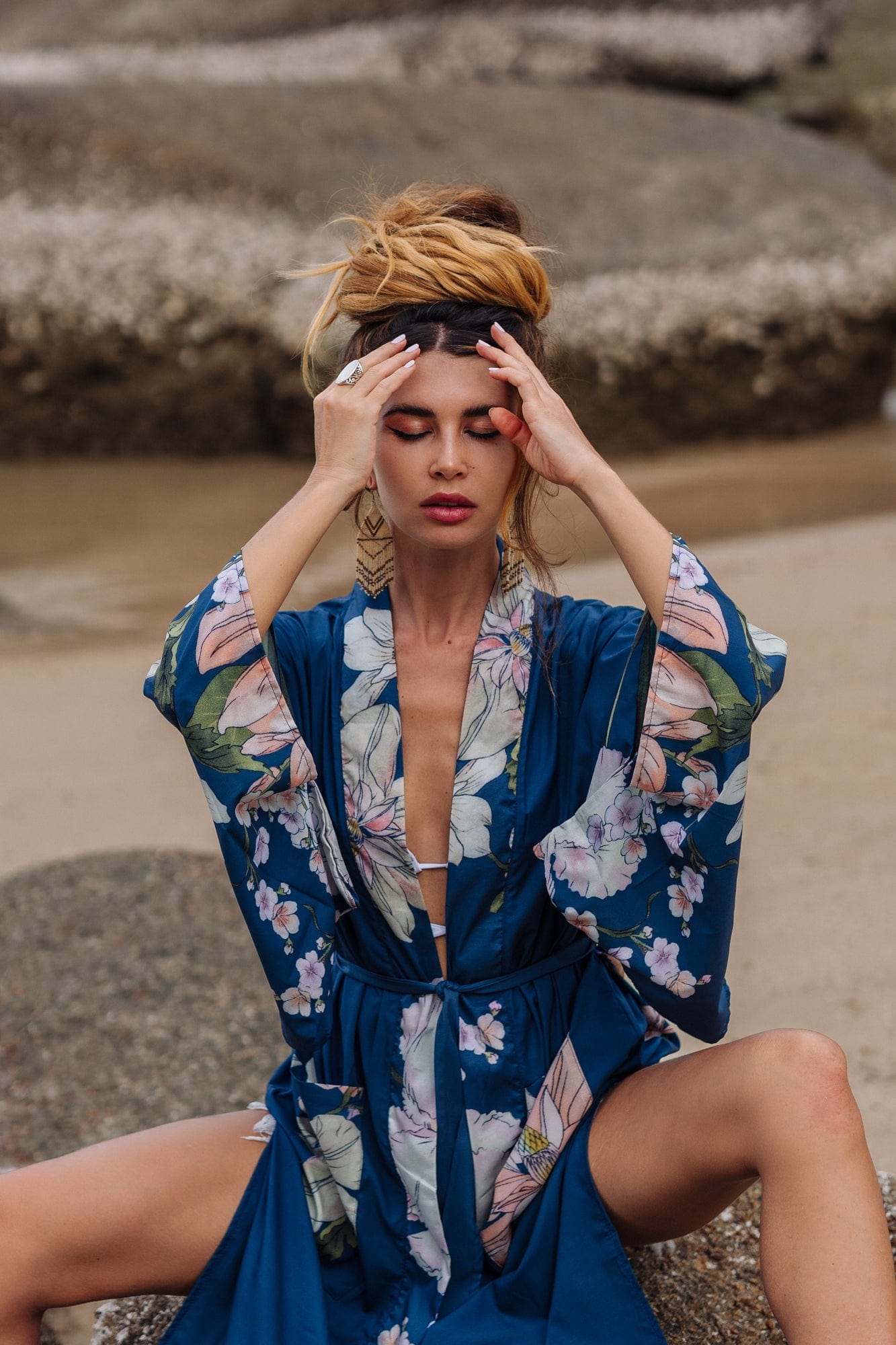 Blue Lagoon Kimono