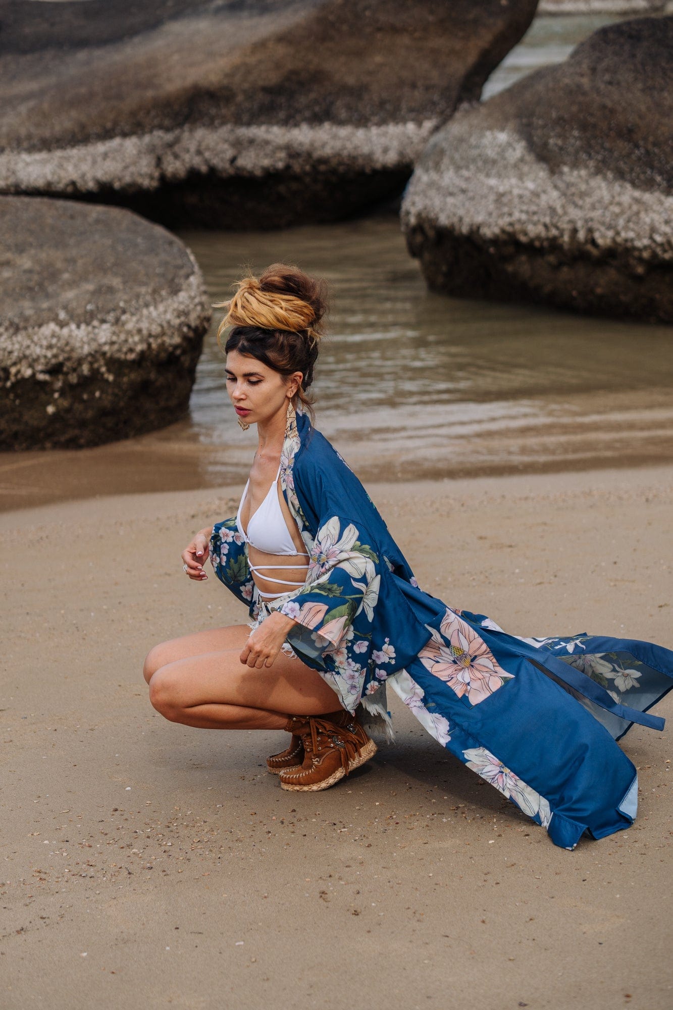 Blue Lagoon Kimono