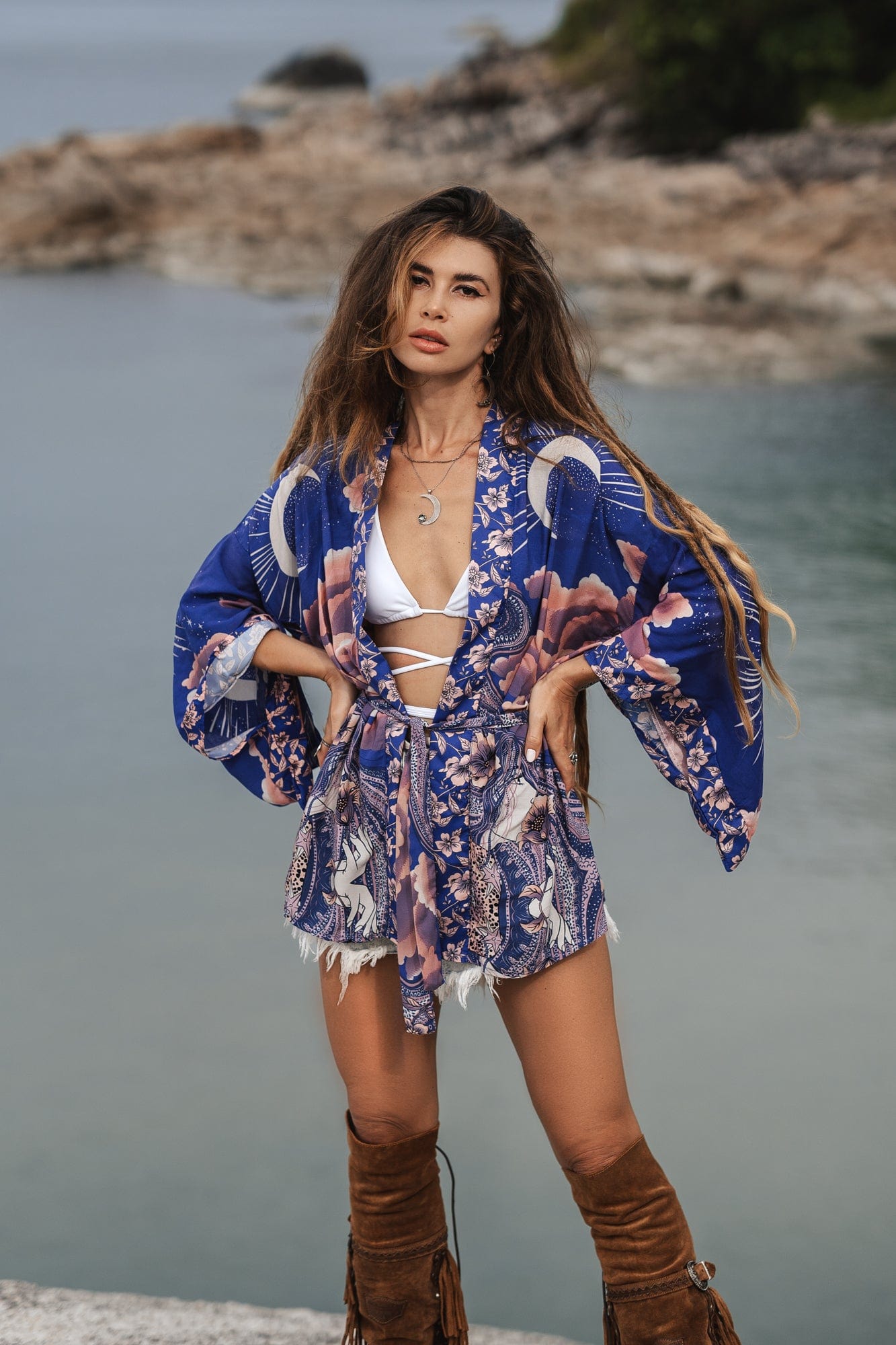 Blue Moon Design Kimono