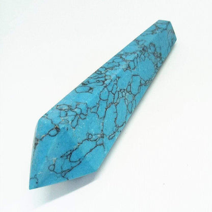 Blue Turquoise Crystal Pipe