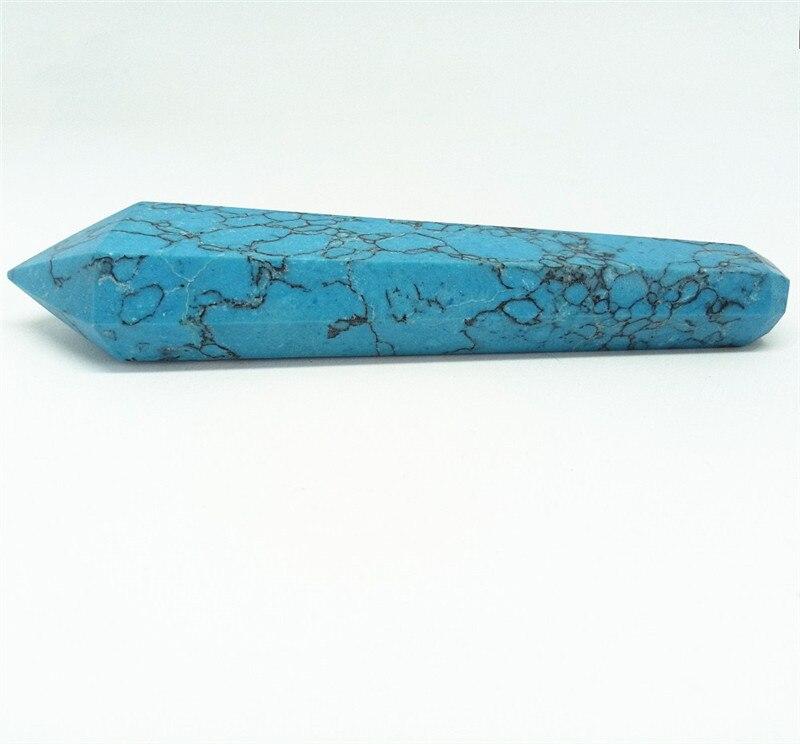 Blue Turquoise Crystal Pipe