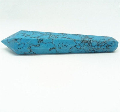 Blue Turquoise Crystal Pipe